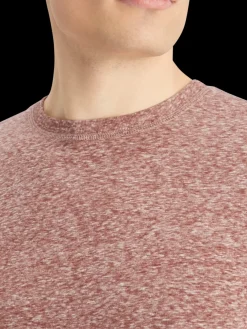 Clearance Scotch & Soda Regular fit melange t-shirt Wine