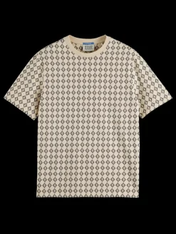 New Scotch & Soda Regular fit mini all over print t-shirt