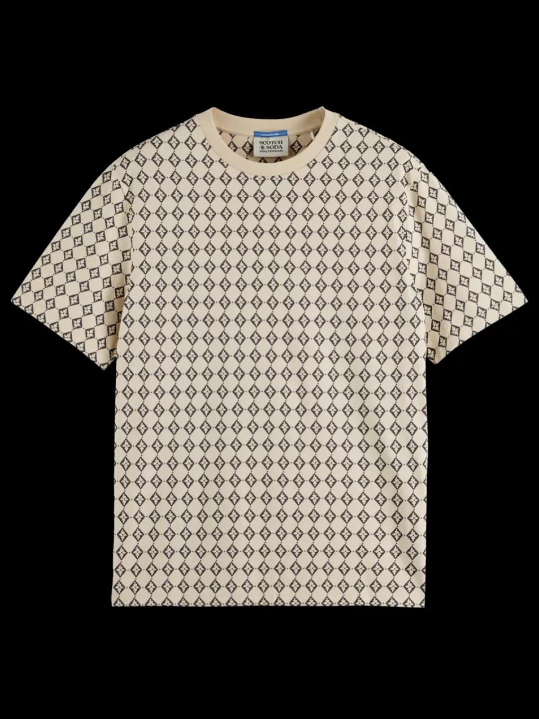 New Scotch & Soda Regular fit mini all over print t-shirt
