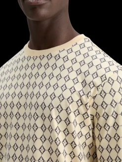 New Scotch & Soda Regular fit mini all over print t-shirt