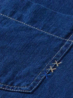 Discount Scotch & Soda REGULAR FIT PREMIUM TWILL WASHED SHIRT Indigo