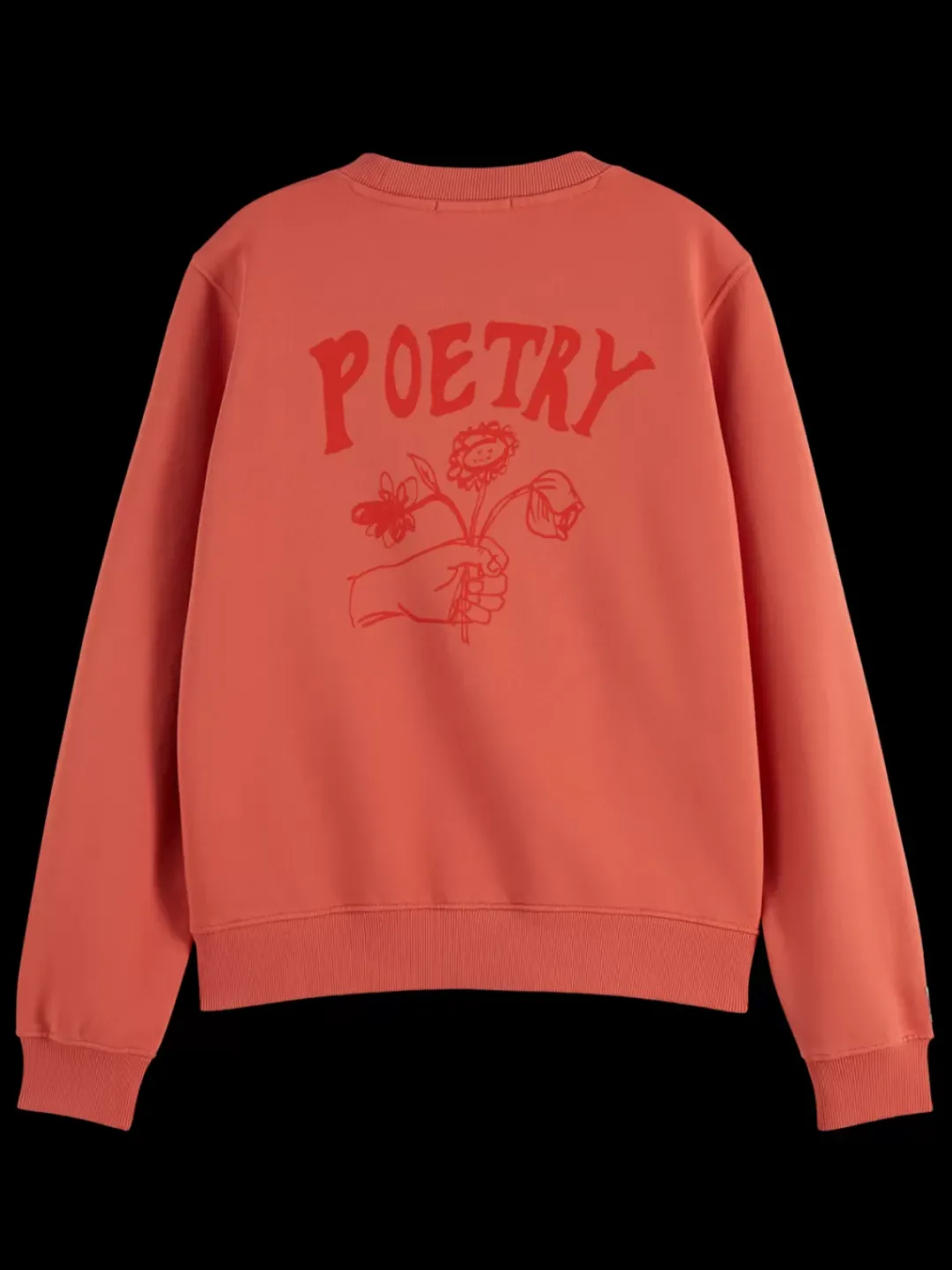 Outlet Scotch & Soda Regular fit sweatshirt with front and back artwork Negroni