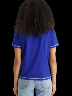Fashion Scotch & Soda Regular fit t-shirt with flatlock detail ElectricBlue
