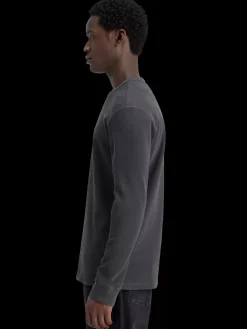 Outlet Scotch & Soda Regular fit waffle t-shirt ls