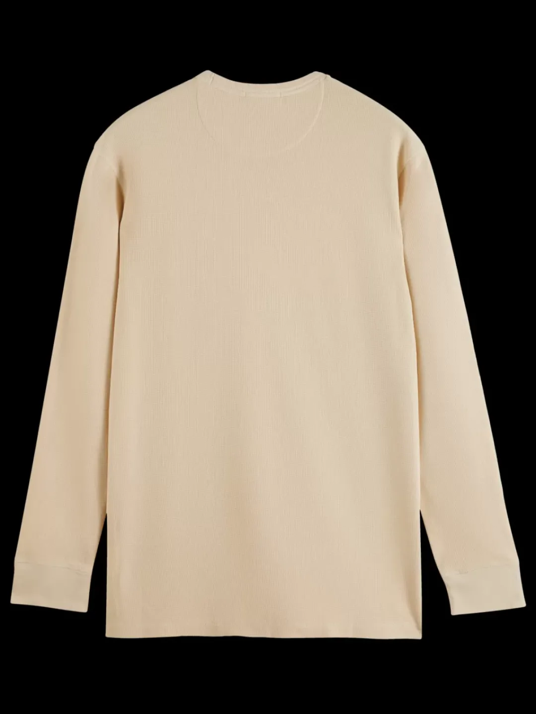 Outlet Scotch & Soda Regular fit waffle t-shirt ls