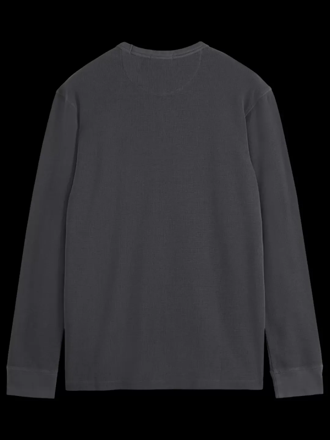 Outlet Scotch & Soda Regular fit waffle t-shirt ls