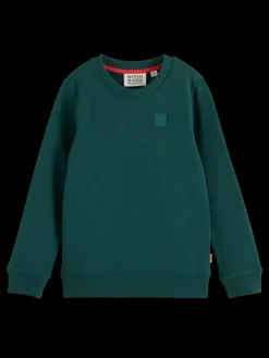 Fashion Scotch & Soda REGULAR-FIT LOGO SWEATSHIRT Cypress