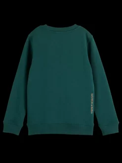 Fashion Scotch & Soda REGULAR-FIT LOGO SWEATSHIRT Cypress