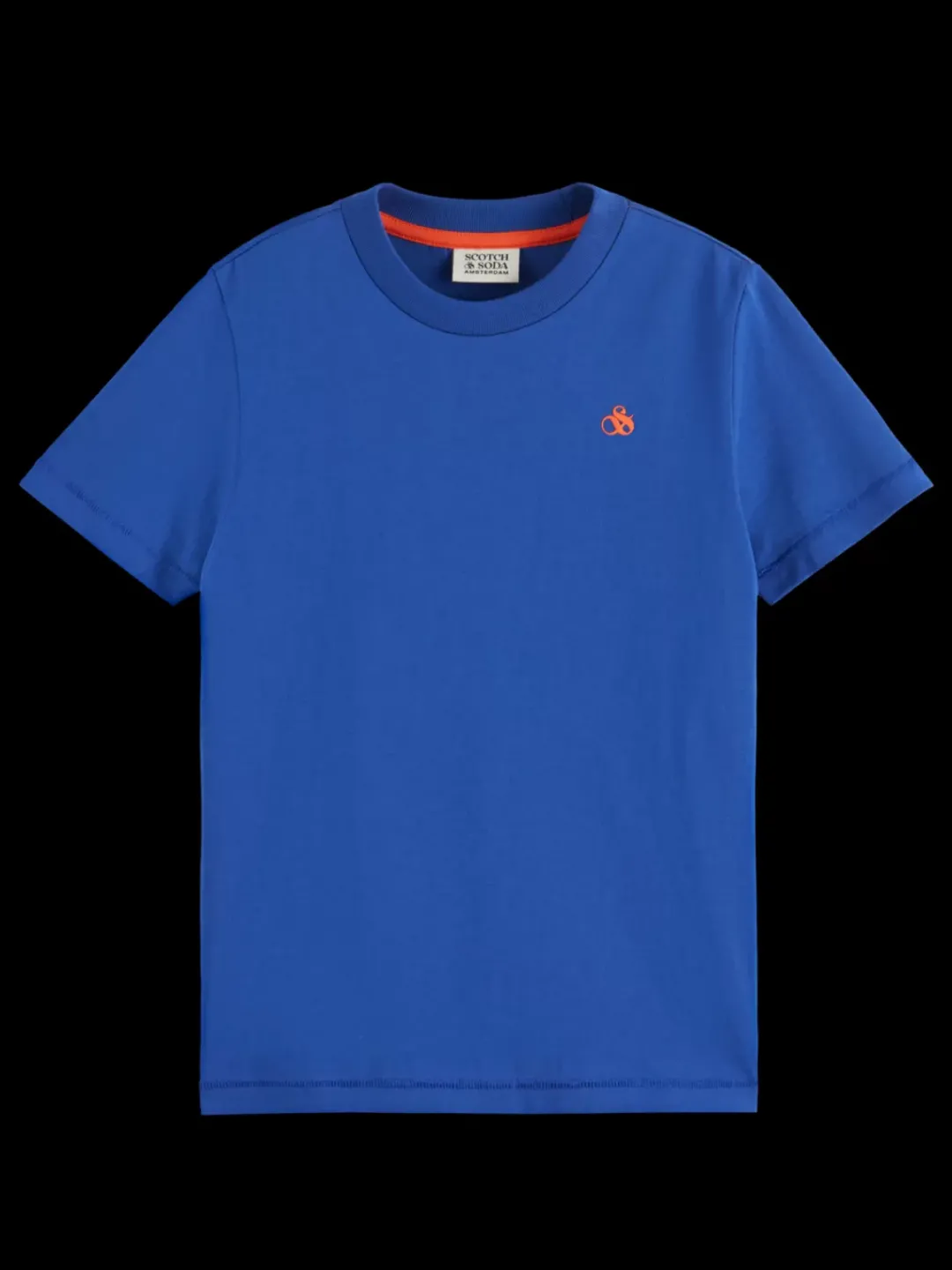 Best Scotch & Soda Regular-fit logo t-shirt RoadTripBlue