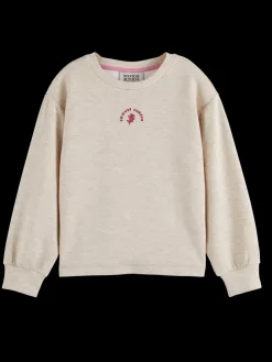 Fashion Scotch & Soda REGULAR-FIT MODAL CREWNECK OatmealMelange