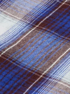 Outlet Scotch & Soda REGULAR-FIT YARN-DYED CHECKED FLANNEL SHIRT