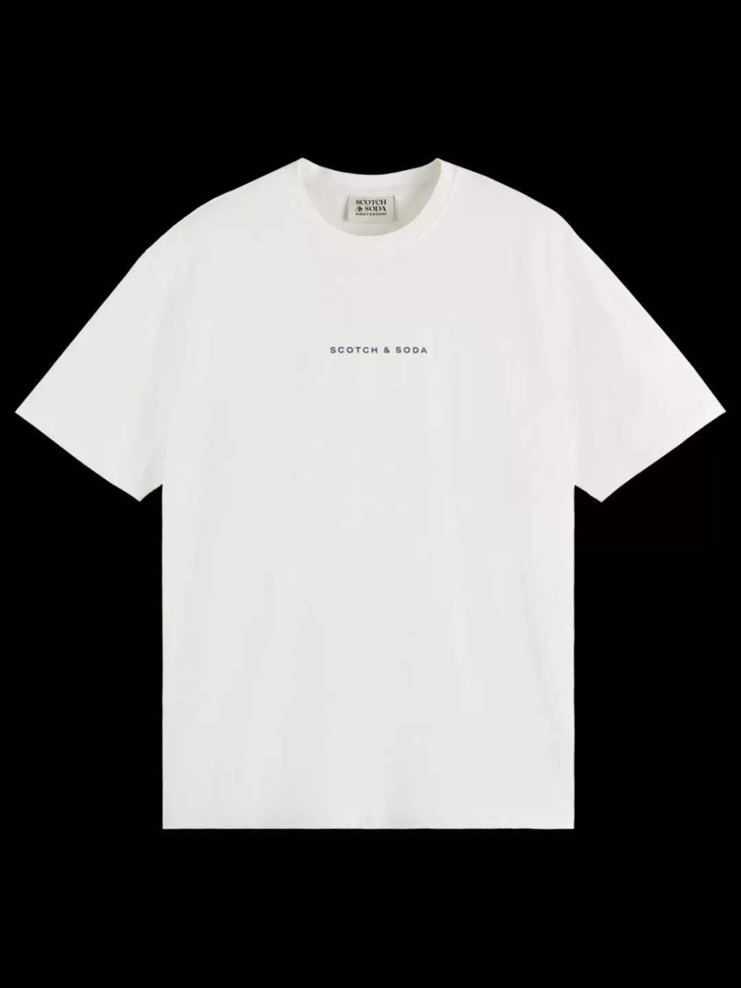 Clearance Scotch & Soda Relaxed fit applique artwork t-shirt Swan