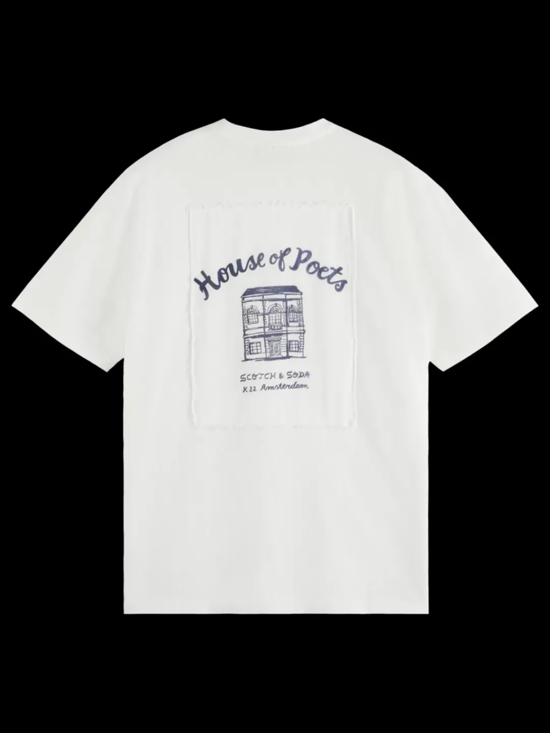 Clearance Scotch & Soda Relaxed fit applique artwork t-shirt Swan