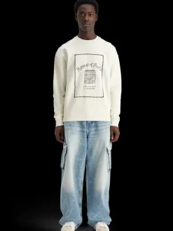 Hot Scotch & Soda Relaxed fit artwork sweatshirt Swan