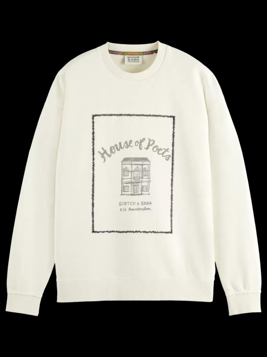 Hot Scotch & Soda Relaxed fit artwork sweatshirt Swan
