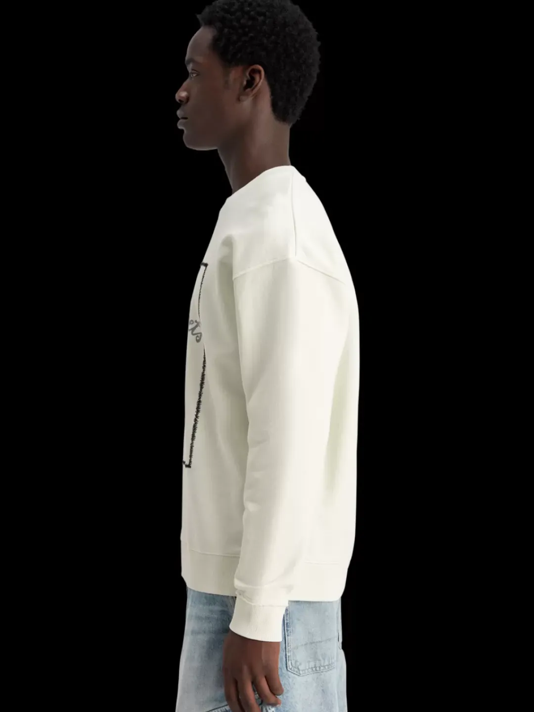 Hot Scotch & Soda Relaxed fit artwork sweatshirt Swan