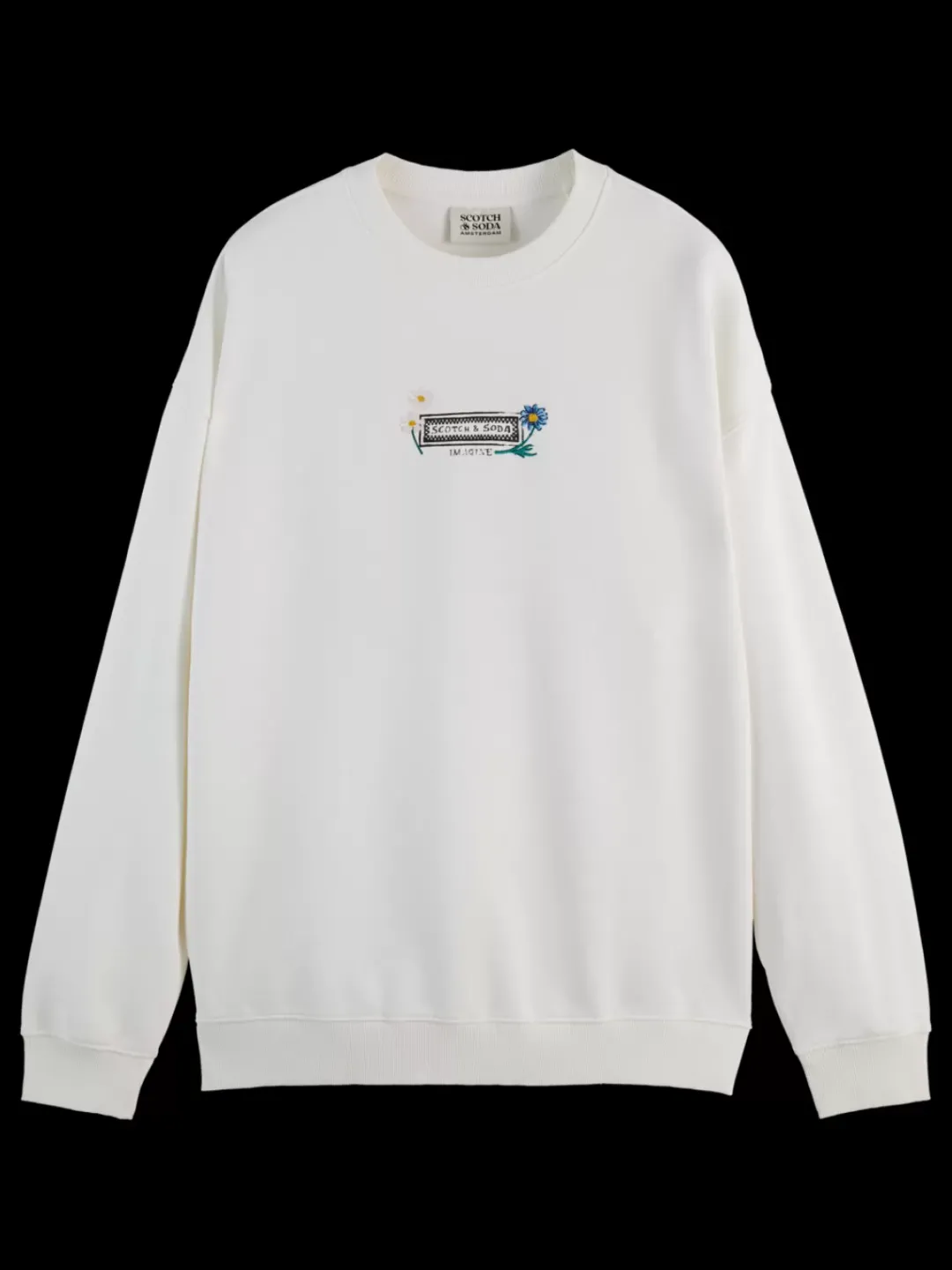 Fashion Scotch & Soda Relaxed fit artwork sweatshirt Swan