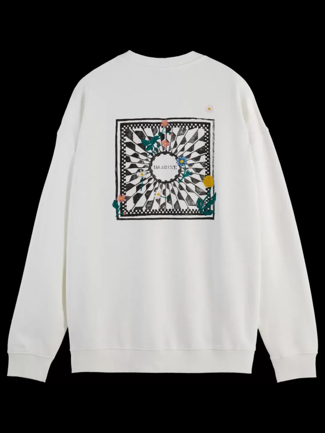 Fashion Scotch & Soda Relaxed fit artwork sweatshirt Swan