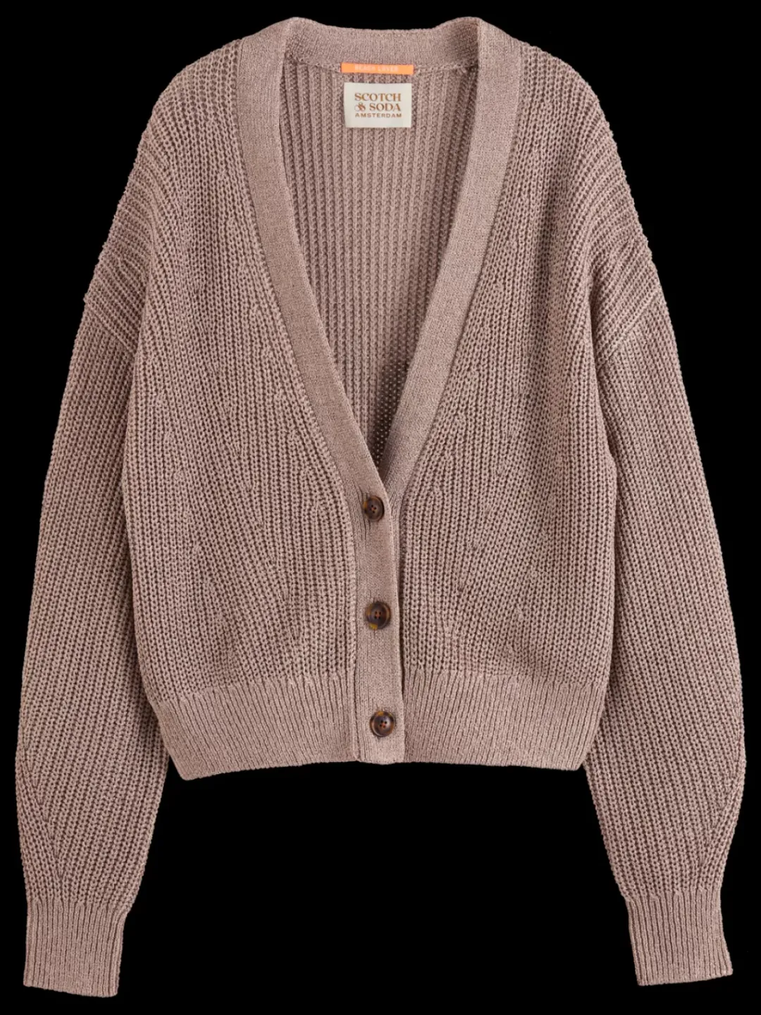Discount Scotch & Soda RELAXED FIT BOXY CARDIGAN Seastone