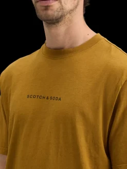 Sale Scotch & Soda RELAXED FIT FRONT BACK ARTWORK T-SHIRT