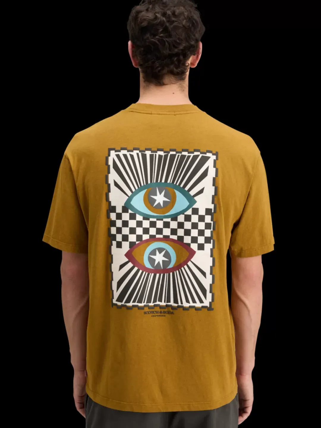 Sale Scotch & Soda RELAXED FIT FRONT BACK ARTWORK T-SHIRT