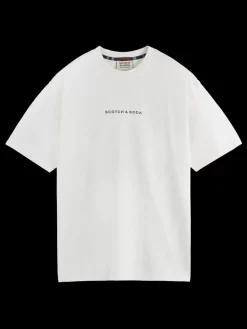 Sale Scotch & Soda RELAXED FIT FRONT BACK ARTWORK T-SHIRT