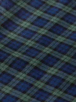 Online Scotch & Soda Relaxed fit lightweight flannel check shirt GreenCheck