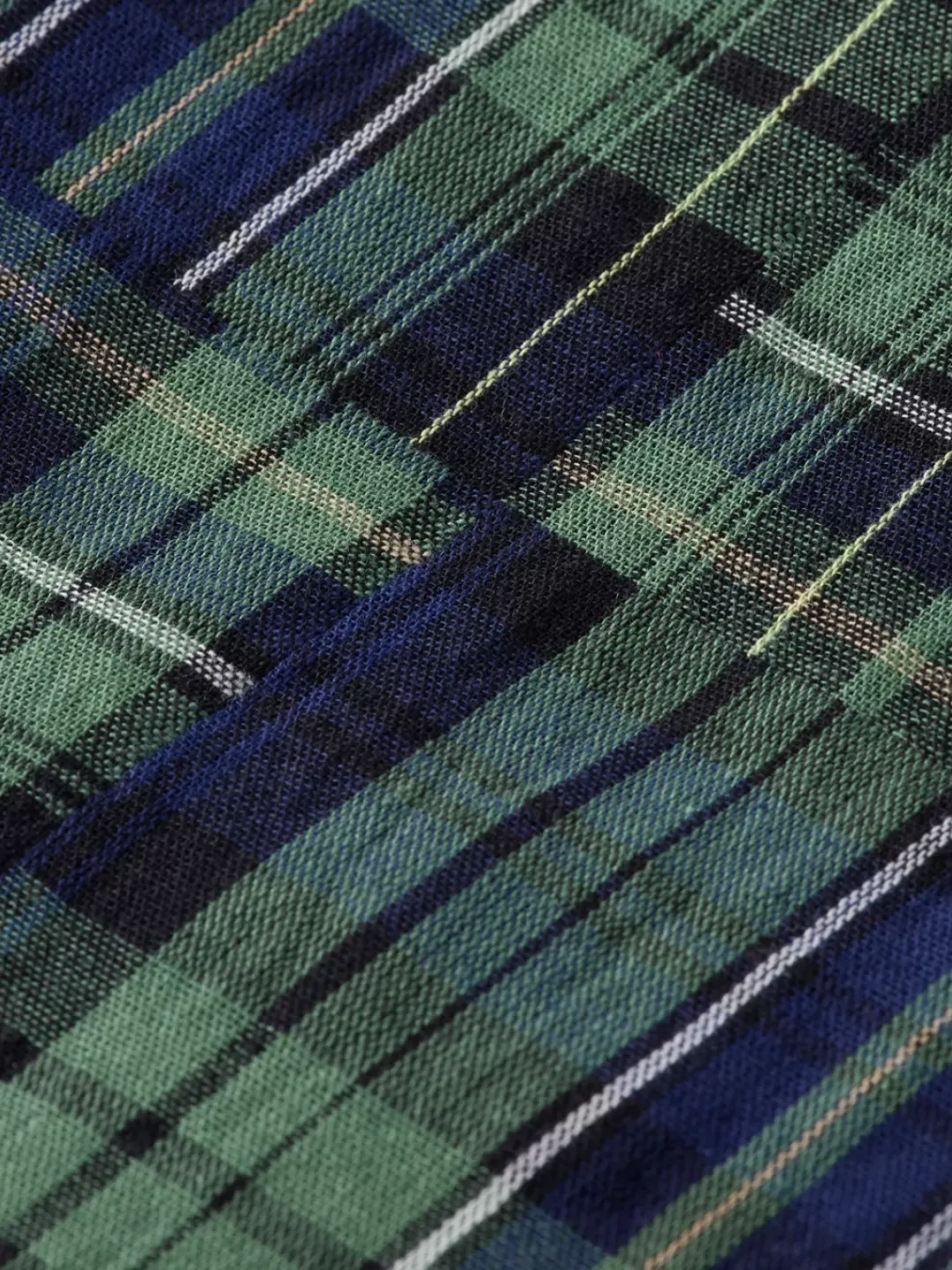 Online Scotch & Soda Relaxed fit patchwork shirt NavyCheck