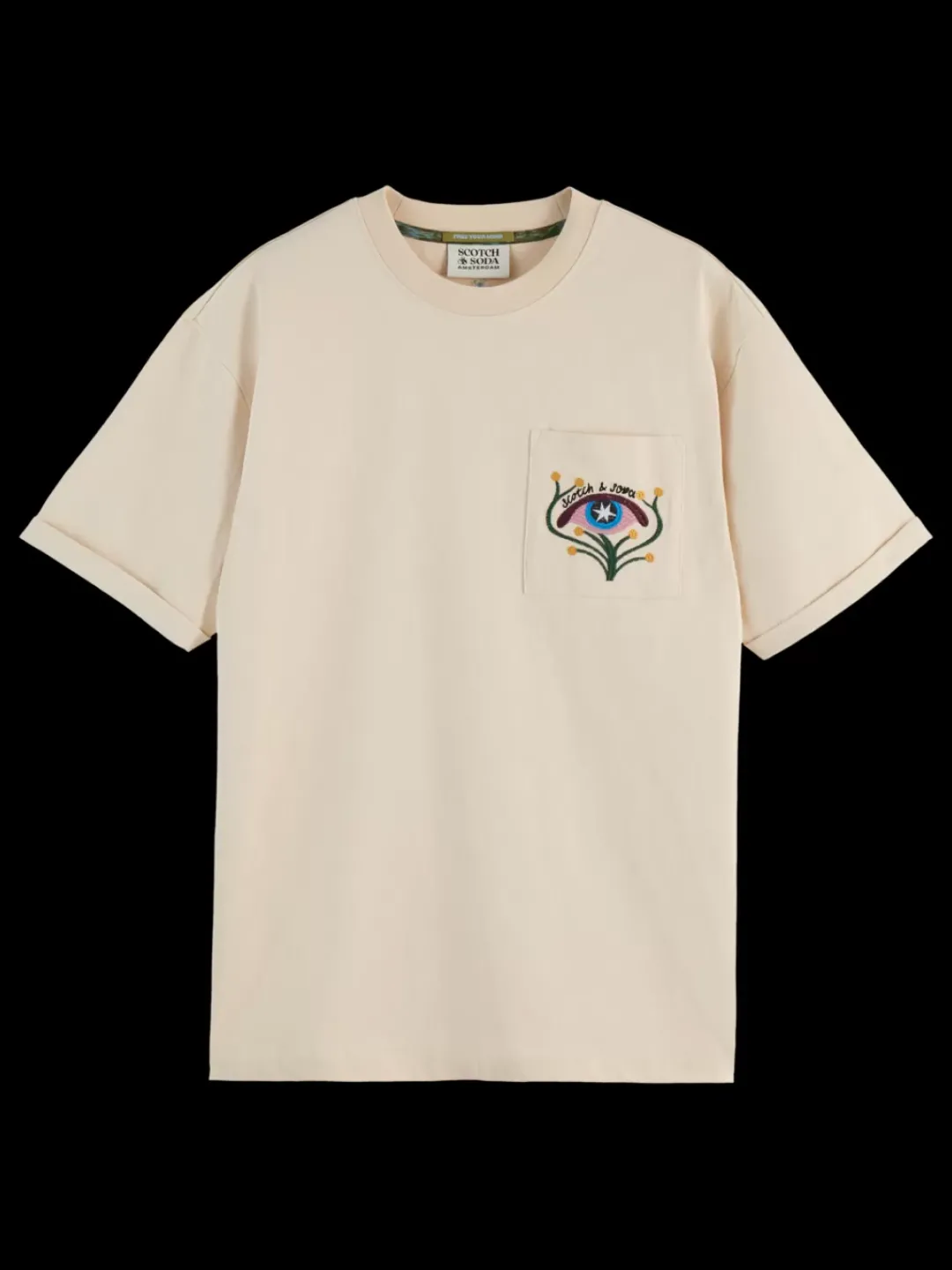 Discount Scotch & Soda RELAXED FIT POCKET T-SHIRT