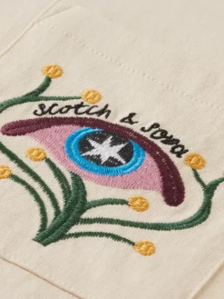 Discount Scotch & Soda RELAXED FIT POCKET T-SHIRT