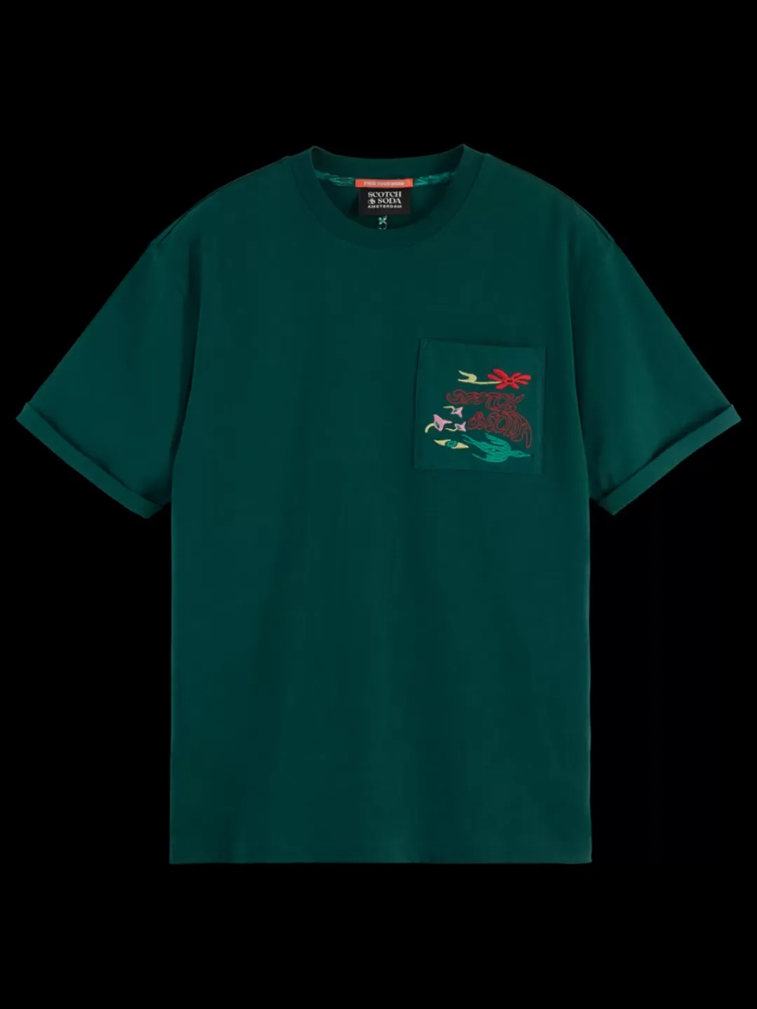 Discount Scotch & Soda RELAXED FIT POCKET T-SHIRT