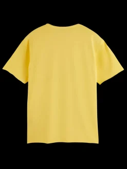 Outlet Scotch & Soda Relaxed fit raw edge t-shirt