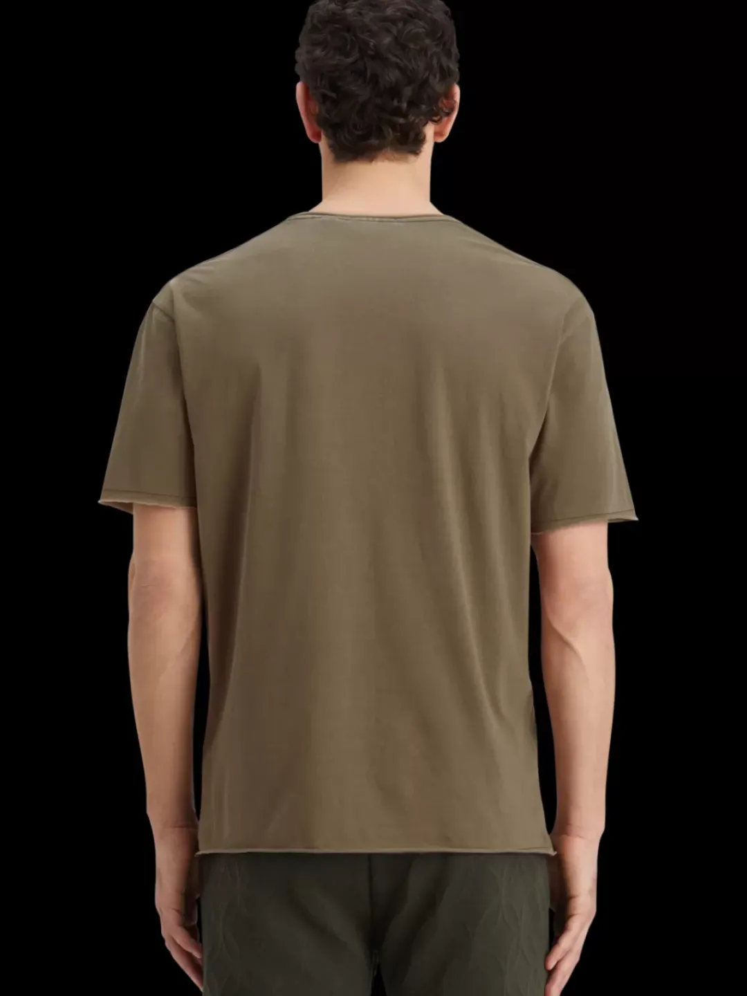 Outlet Scotch & Soda Relaxed fit raw edge t-shirt