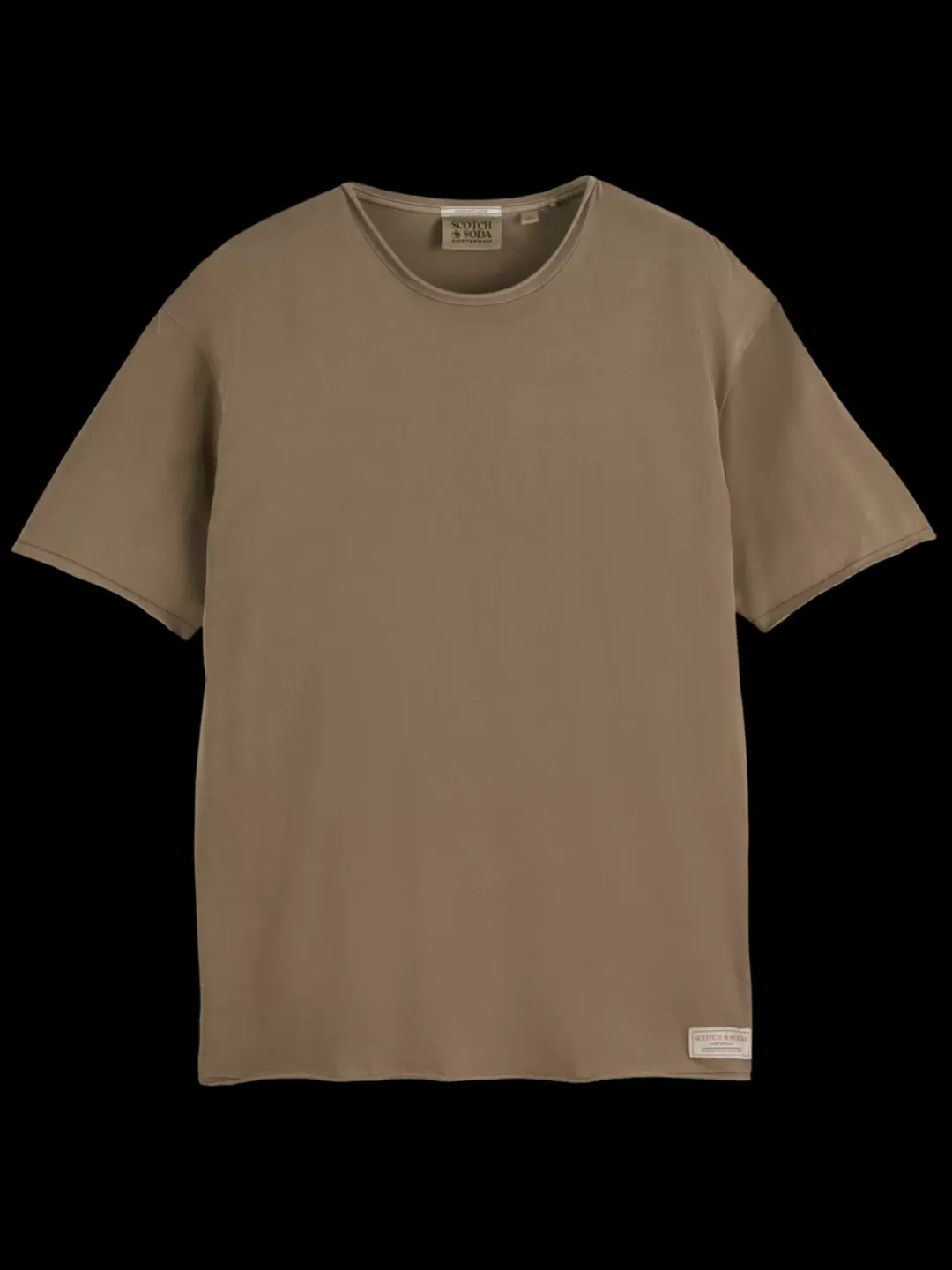 Outlet Scotch & Soda Relaxed fit raw edge t-shirt