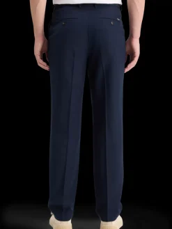 Sale Scotch & Soda RELAXED STRAIGHT FIT PLEATED WOOL BLEND CHINO Night