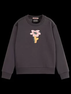 Sale Scotch & Soda RELAXED-FIT ARTWORK CREWNECK Vinyl
