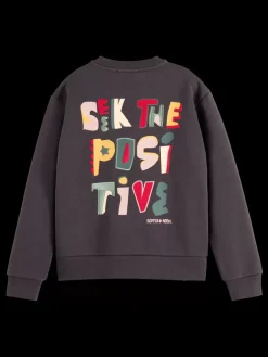 Sale Scotch & Soda RELAXED-FIT ARTWORK CREWNECK Vinyl