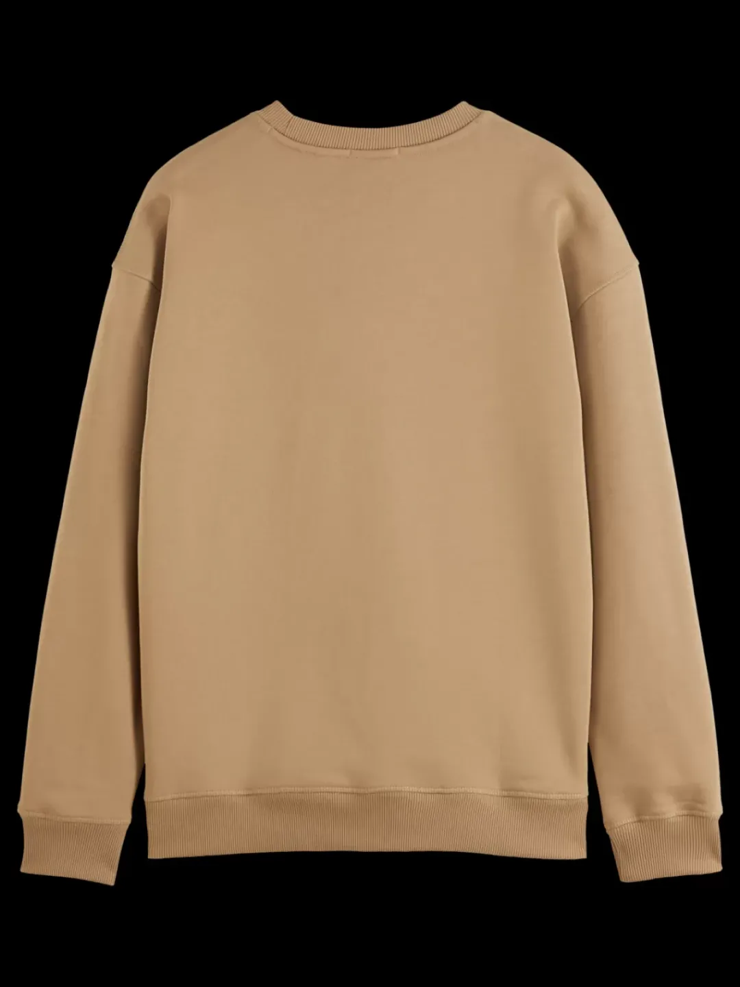 Clearance Scotch & Soda Reverse terry colourblock sweatshirt DesertSand