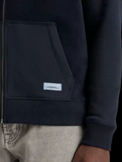 Best Scotch & Soda Reverse terry zip through hoodie Night