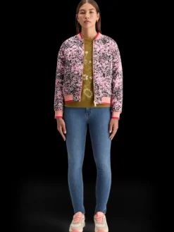 Sale Scotch & Soda REVERSIBLE BOMBER ShiboriFloralPink