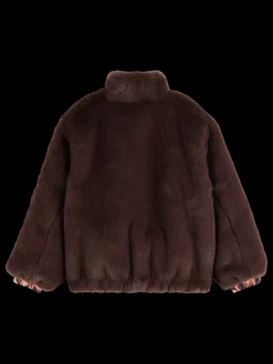 Hot Scotch & Soda REVERSIBLE FAUX FUR ZIP-THROUGH JACKET Bookworm