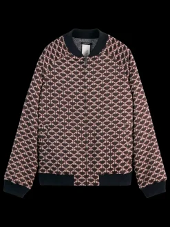 New Scotch & Soda REVERSIBLE JACQUARD BOMBER JACKET GeoTulip
