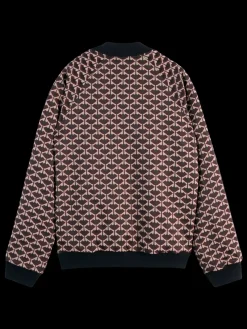 New Scotch & Soda REVERSIBLE JACQUARD BOMBER JACKET GeoTulip