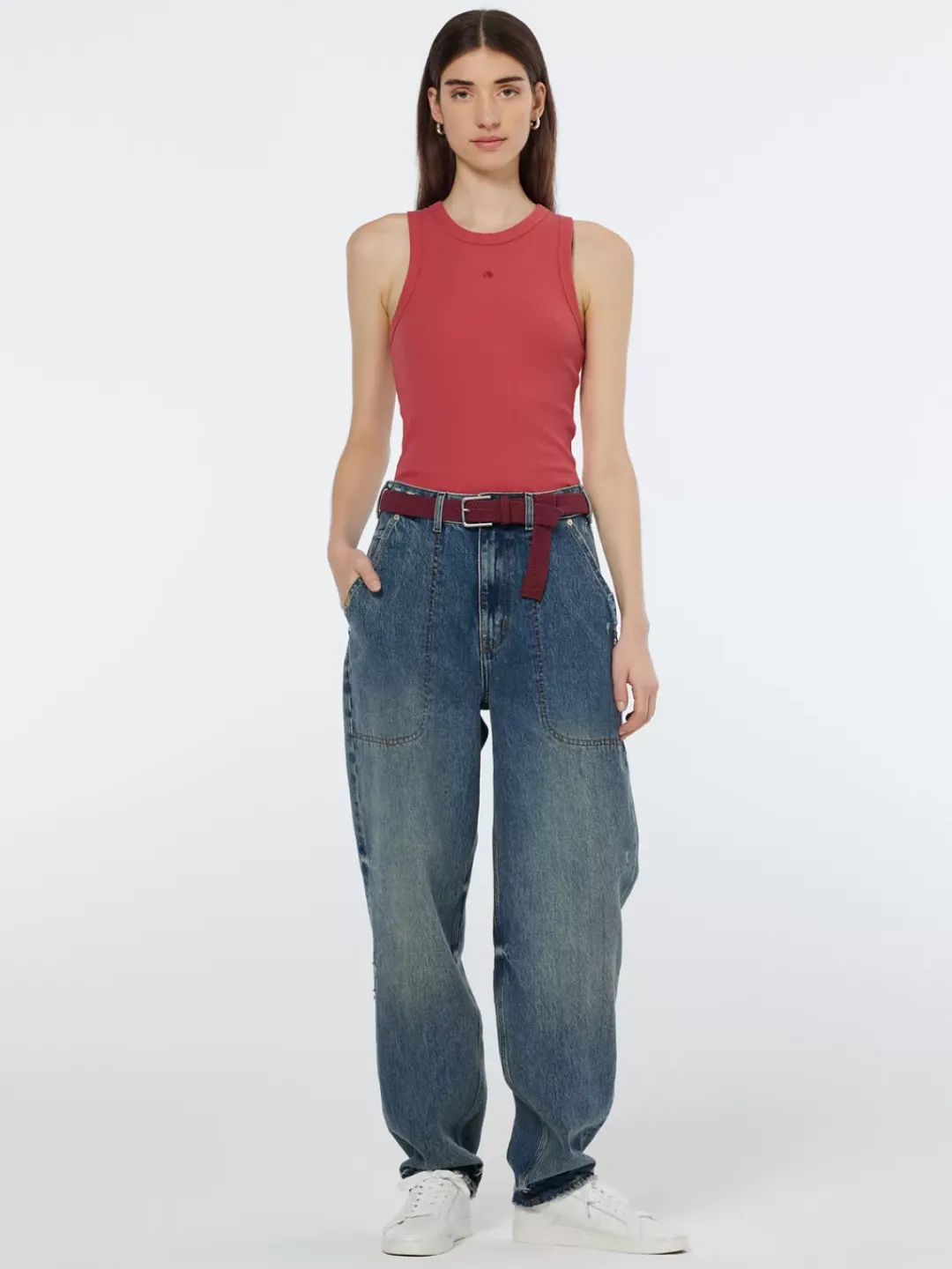 Hot Scotch & Soda Rib racer tank