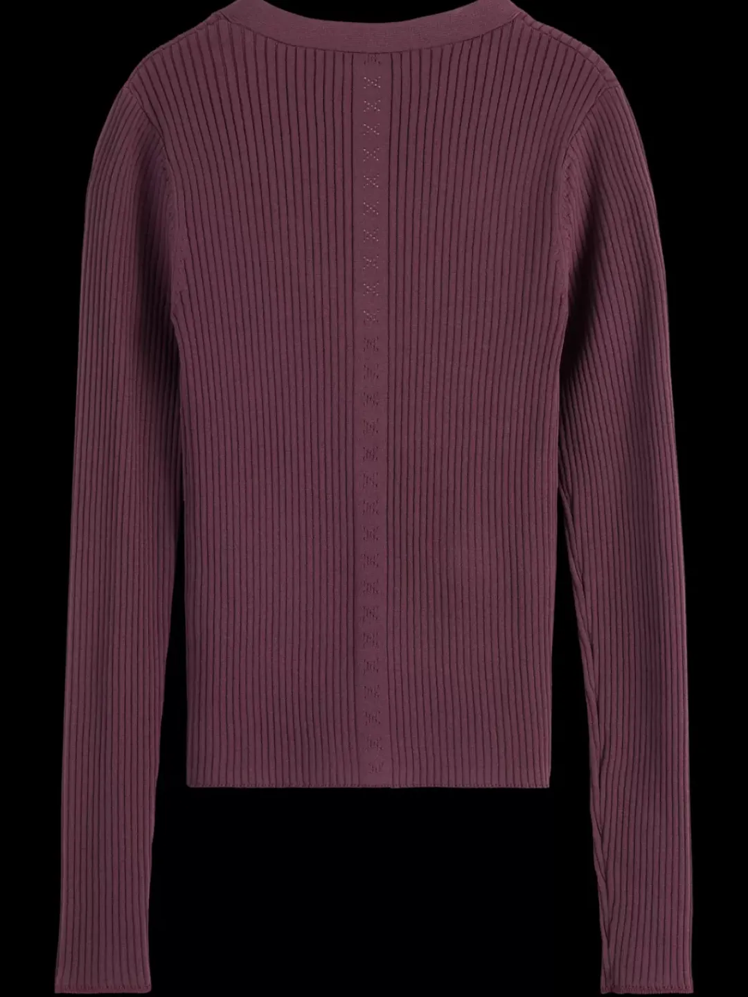 New Scotch & Soda RIBBED FITTED PULLOVER