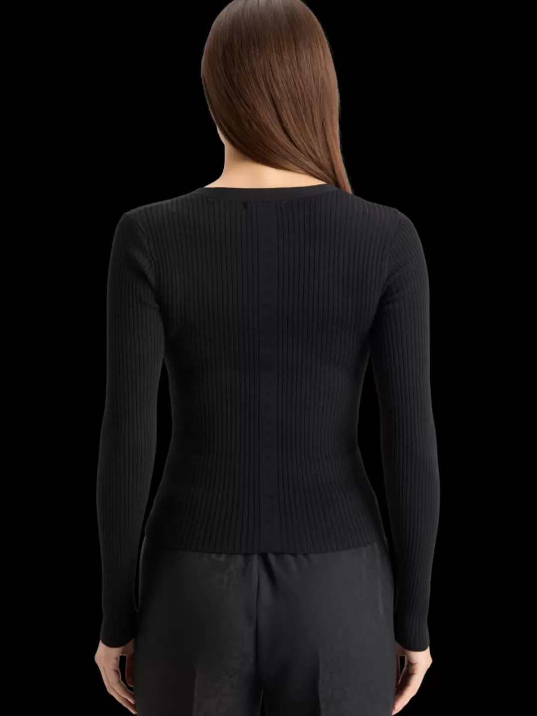 New Scotch & Soda RIBBED FITTED PULLOVER