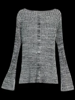 Clearance Scotch & Soda Ribbed knitted pullover Black