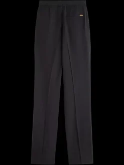 Discount Scotch & Soda ROBYN - TUXEDO PANT WITH SATIN DETAIL EveningBlack