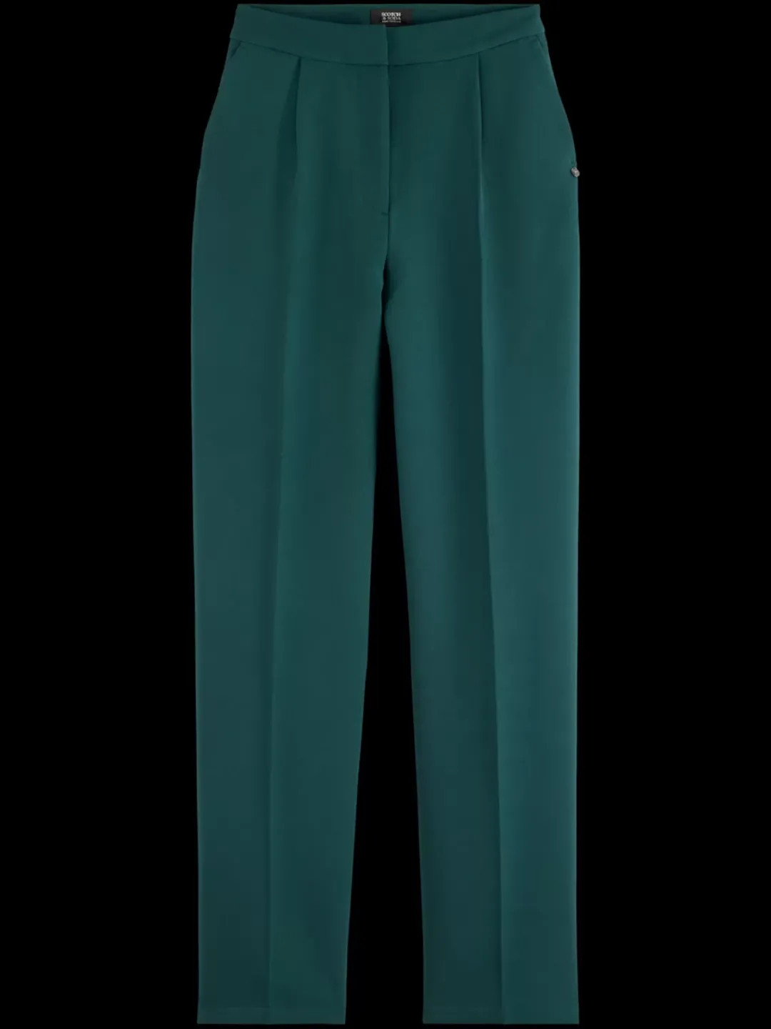 New Scotch & Soda ROBYN RELAXED POLY CREPE PANT CypressGreen