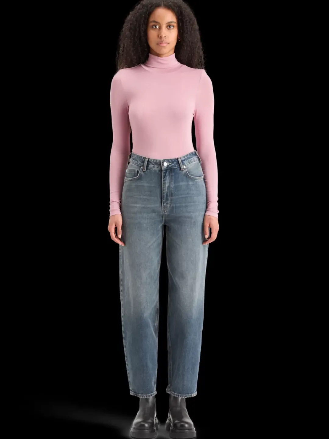 Discount Scotch & Soda ROLL UP NECK LONG SLEEVE T-SHIRT